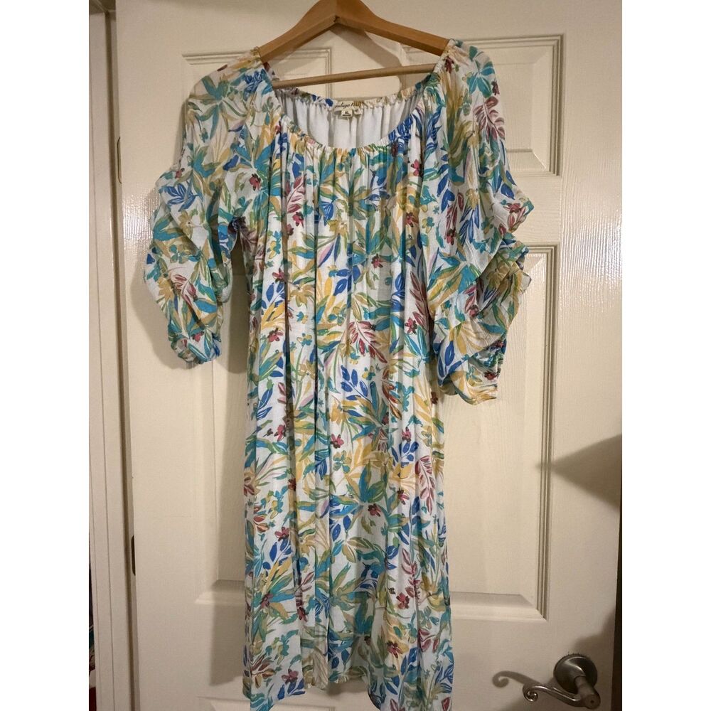 Indigo Rose Floral Dress